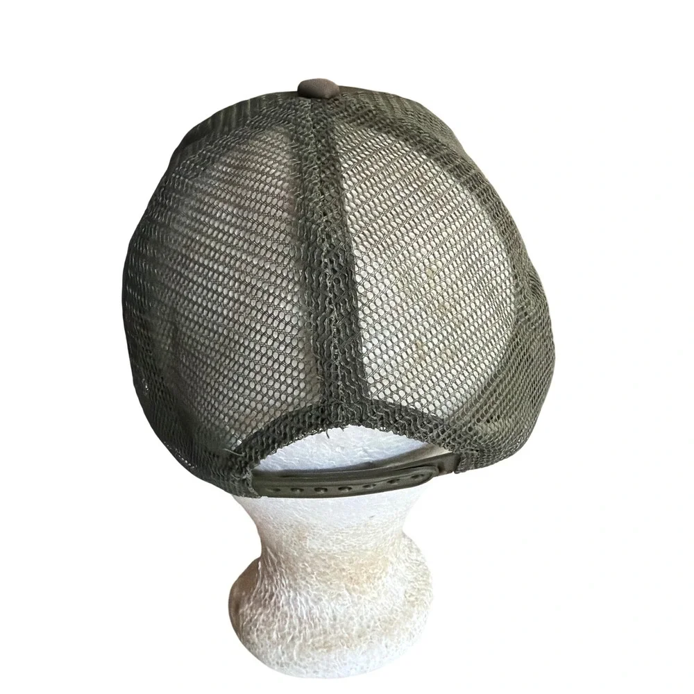 Ford Bronco Trucker Hat Olive Green Built Wild Snapback Rope Foam Mesh Cap